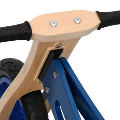 vidaXL Bicicleta sin pedales para niños con neumáticos de aire Azul Best