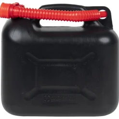 vidaXL Piezas Y Accesorios Para Vehículos-Bidón de combustible boquilla flexible 3 ud plástico negro 10 l