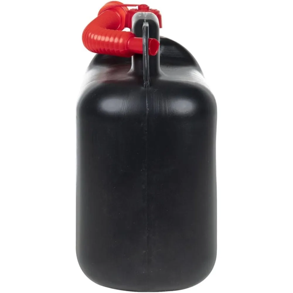 vidaXL Piezas Y Accesorios Para Vehículos-Bidón de combustible boquilla flexible 3 ud plástico negro 10 l