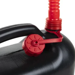 vidaXL Piezas Y Accesorios Para Vehículos-Bidón de combustible boquilla flexible 3 ud plástico negro 10 l