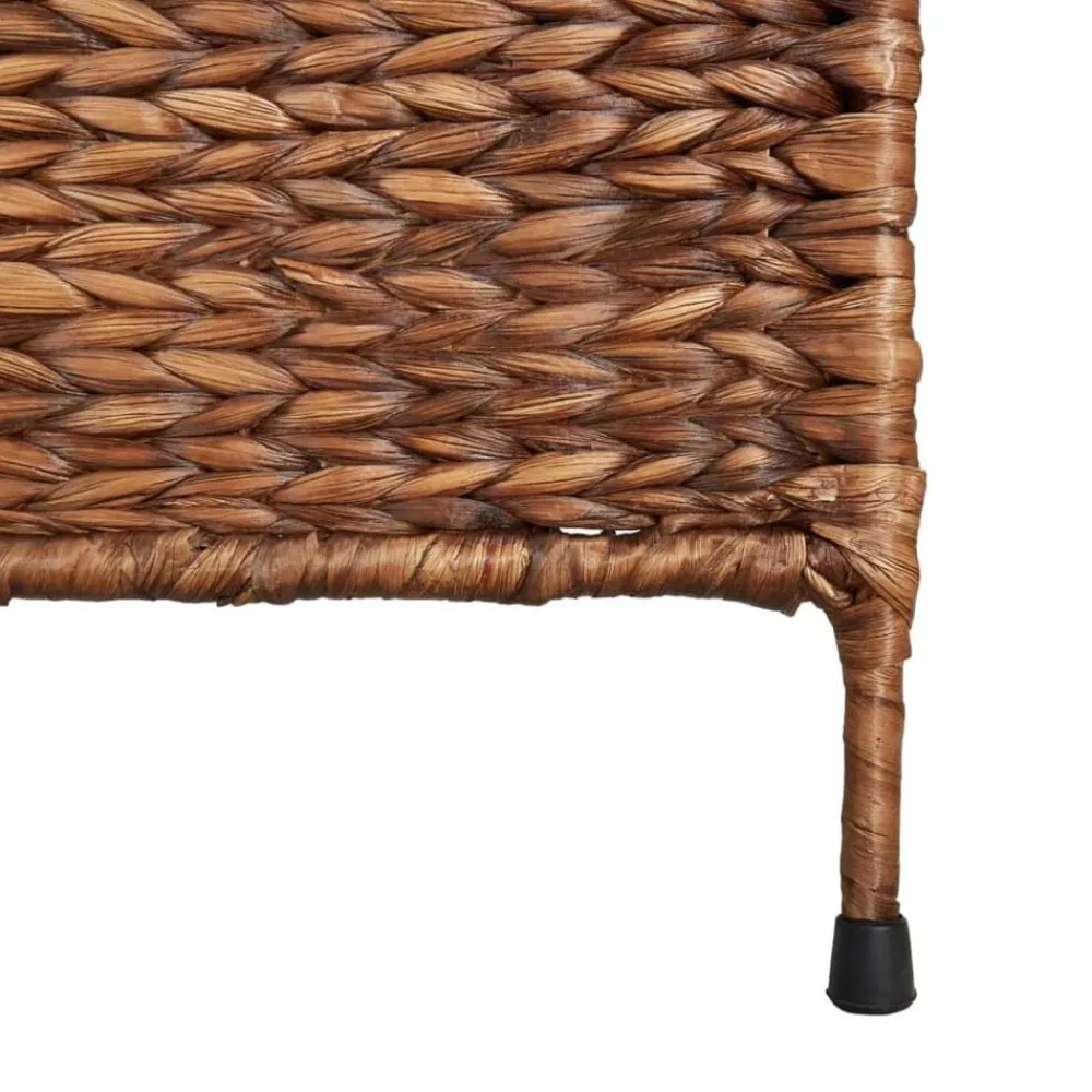 vidaXL Biombo de 3 paneles jacinto de agua marrón 122x180 cm Best