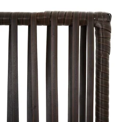 vidaXL Biombo de 3 paneles ratán sintético marrón Marr&oacute;n