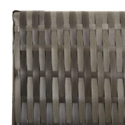 vidaXL Biombo de 5 paneles ratán sintético Gris Discount