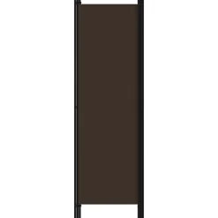 vidaXL Divisores De Ambientes-Biombo divisor de 3 paneles marrón 150x180 cm