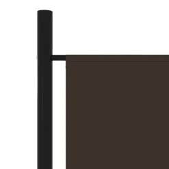 vidaXL Divisores De Ambientes-Biombo divisor de 3 paneles marrón 150x180 cm