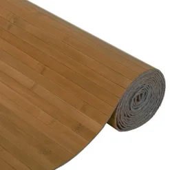 vidaXL Biombo divisor de bambú marrón ancho 250 cm alto 165 cm Marr&oacute;n