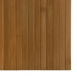 vidaXL Biombo divisor de bambú marrón ancho 250 cm alto 165 cm Marr&oacute;n
