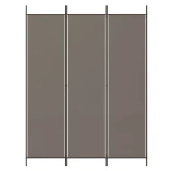 vidaXL Biombo divisor de 3 paneles de tela gris 150x220 cm Antracita Online