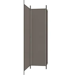 vidaXL Biombo divisor de 3 paneles de tela gris 150x220 cm Antracita Online