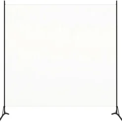 vidaXL Divisores De Ambientes-Biombo divisor de tela 175x180 cm
