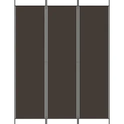 vidaXL Biombo divisor de 3 paneles de tela marrón 150x200 cm Marr&oacute;n Hot