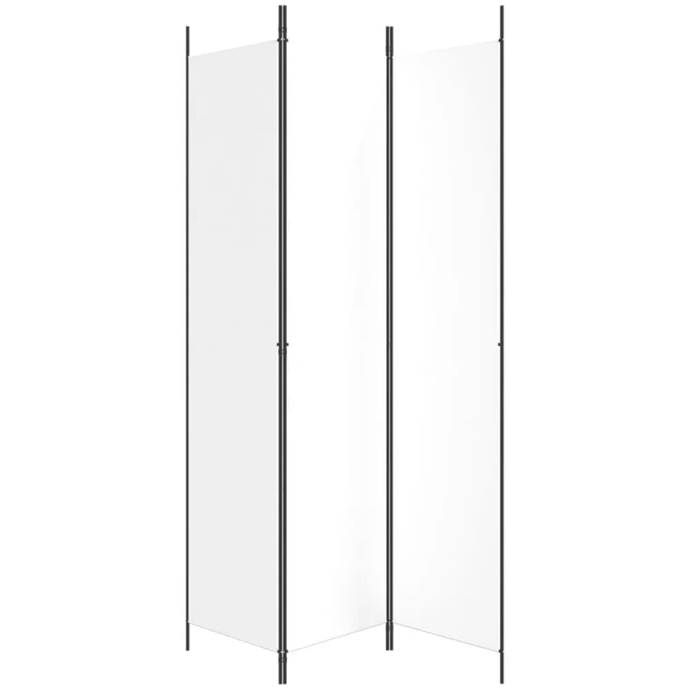 vidaXL Divisores De Ambientes-Biombo divisor de 3 paneles de tela 150x220 cm