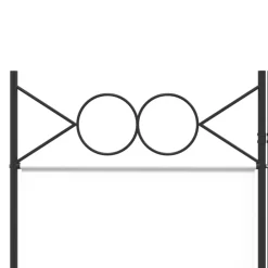 vidaXL Biombo divisor de 3 paneles de tela 120x200 cm Blanco Best