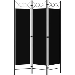 vidaXL Divisores De Ambientes-Biombo divisor de 3 paneles 120x180 cm