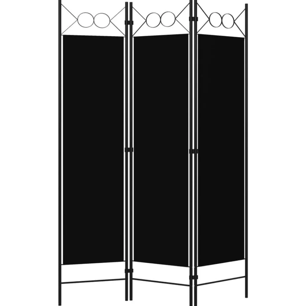 vidaXL Divisores De Ambientes-Biombo divisor de 3 paneles 120x180 cm