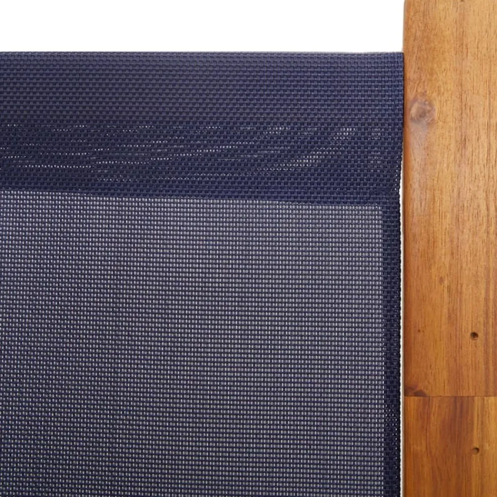 vidaXL Biombo divisor de 3 paneles 210x180 cm Azul oscuro Outlet