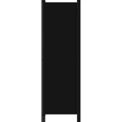 vidaXL Biombo divisor de 3 paneles 150x180 cm Negro Outlet