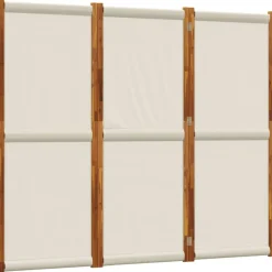 vidaXL Divisores De Ambientes-Biombo divisor de 3 paneles 210x180 cm