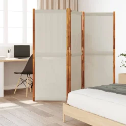 vidaXL Divisores De Ambientes-Biombo divisor de 3 paneles 210x180 cm