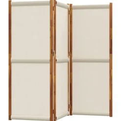vidaXL Divisores De Ambientes-Biombo divisor de 3 paneles 210x180 cm