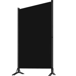vidaXL Biombo divisor de 3 paneles 260x180 cm Negro Sale