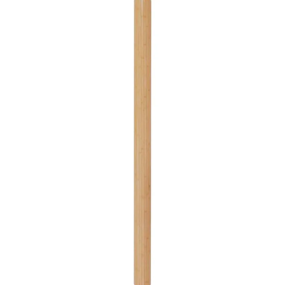 vidaXL Divisores De Ambientes-Biombo divisor de bambú natural ancho 250 cm alto 165 cm