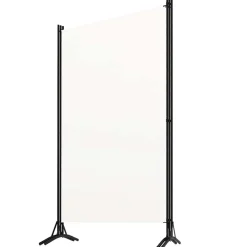 vidaXL Divisores De Ambientes-Biombo divisor de 3 paneles tela 260x180 cm