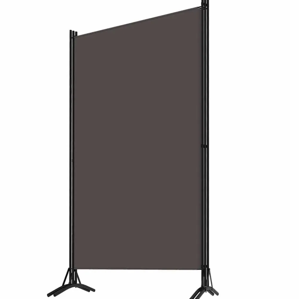 vidaXL Biombo divisor de 3 paneles gris 260x180 cm Antracita Clearance
