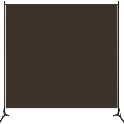 vidaXL Biombo divisor de 1 panel marrón 175x180 cm Marr&oacute;n Outlet