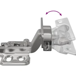 vidaXL Accesorios De Bricolaje-Bisagra 2 pcs Níquel 85 x 52,5 x 9,5 mm Hierro