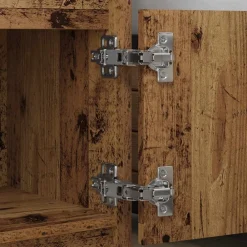 vidaXL Accesorios De Bricolaje-Bisagra 2 pcs Níquel 139 x 64,1 x 10 mm Hierro