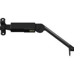 vidaXL Accesorios De Bricolaje-Bisagra de soporte para tapa 2 pcs Negro 192 x 32 x 50 mm Acero