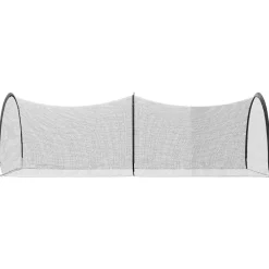 vidaXL Béisbol y Softbol Negro 702 x 369,5 x 243,5 cm Poliéster Best