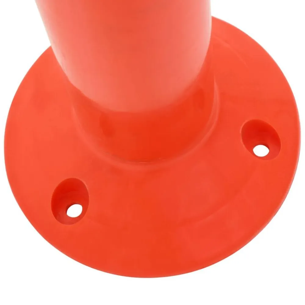 vidaXL Avisos-Bolardos de control de tráfico plástico 75 cm 2 unidades