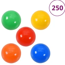 vidaXL Juguetes-Bolas de juego 250 unidades