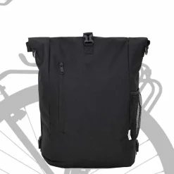 vidaXL Bolsa de bicicleta 31 x 13 x 58 cm Poliéster Negro Clearance