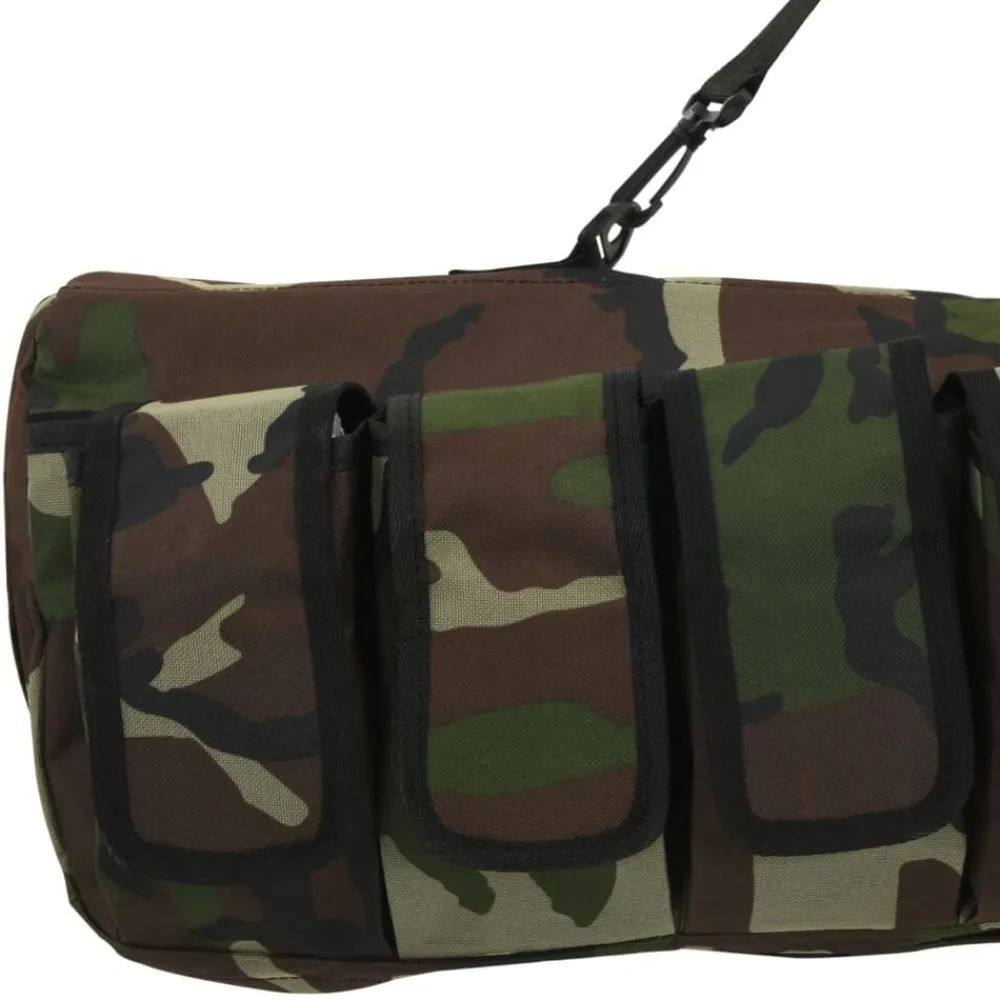 vidaXL Adultos-Bolsa para rifle con correa de hombro tela oxford 120 cm