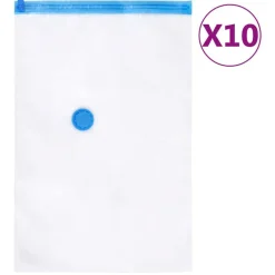 vidaXL Productos Del Hogar-Bolsas de almacenaje al vacío de ropa y viaje 3 tamaños 20 pzas