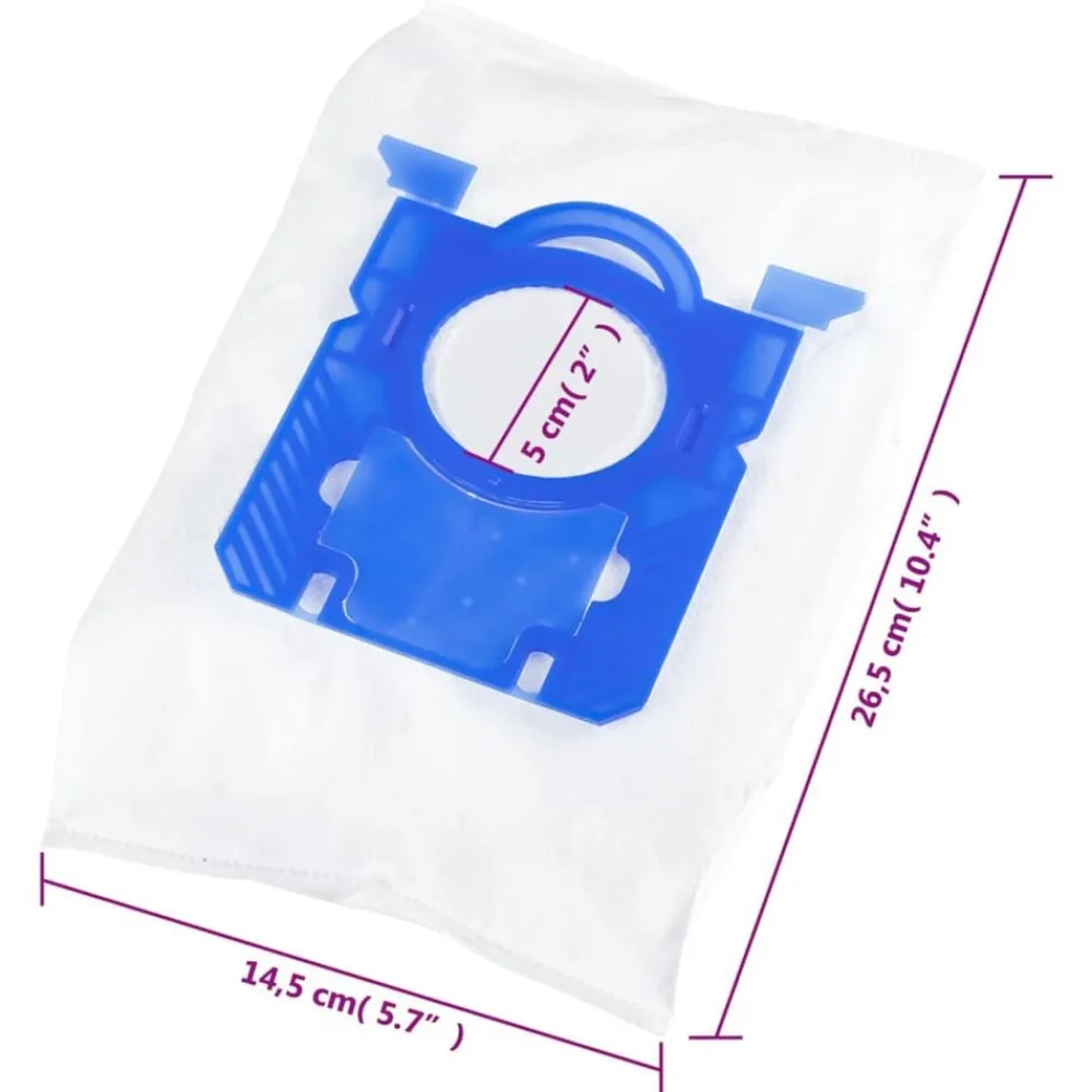 vidaXL Accesorios Para Electrodomésticos-Bolsas de aspiradora para Philips S 20 unidades