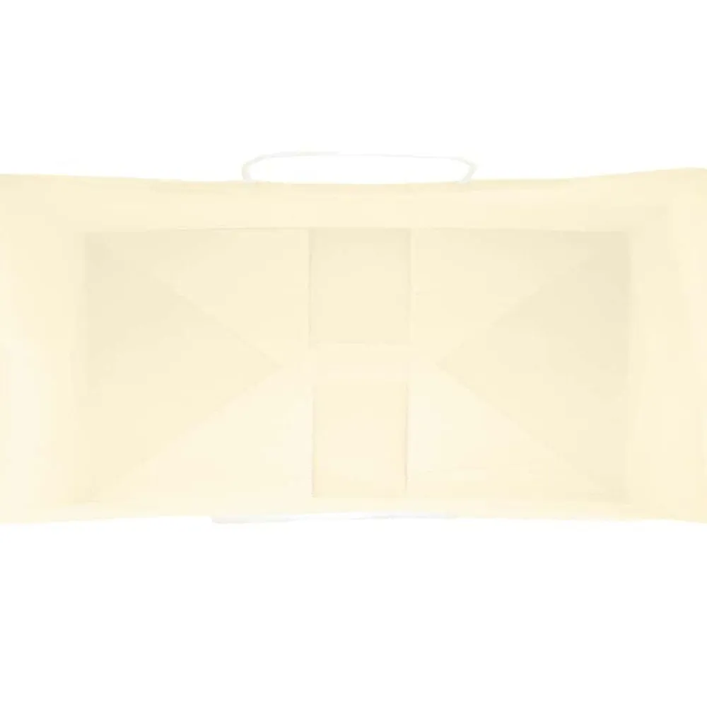 vidaXL Bolsas de papel con asas 50 uds amarillas 21x11x31 cm Amarillo Outlet