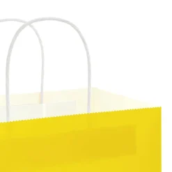 vidaXL Bolsas de papel con asas 50 uds amarillas 21x11x31 cm Amarillo Outlet