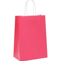 vidaXL Arte Y Ocio-Bolsas de papel con asas 50 uds 15x8x21 cm