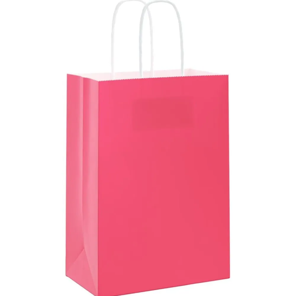 vidaXL Arte Y Ocio-Bolsas de papel con asas 50 uds 15x8x21 cm