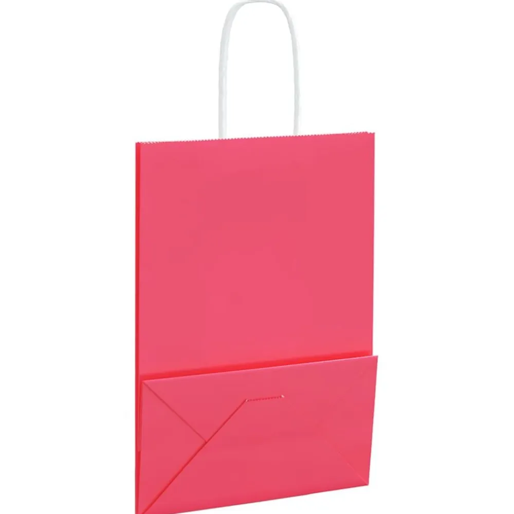 vidaXL Arte Y Ocio-Bolsas de papel con asas 50 uds 15x8x21 cm