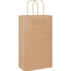 vidaXL Bolsas de papel con asas 50 uds marrón 21x11x36 cm Marr&oacute;n New