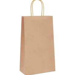 vidaXL Bolsas de papel con asas 50 uds marrón 21x11x36 cm Marr&oacute;n New