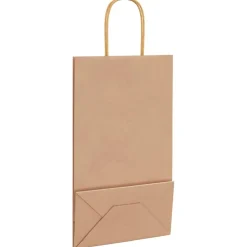 vidaXL Bolsas de papel con asas 50 uds marrón 21x11x36 cm Marr&oacute;n New