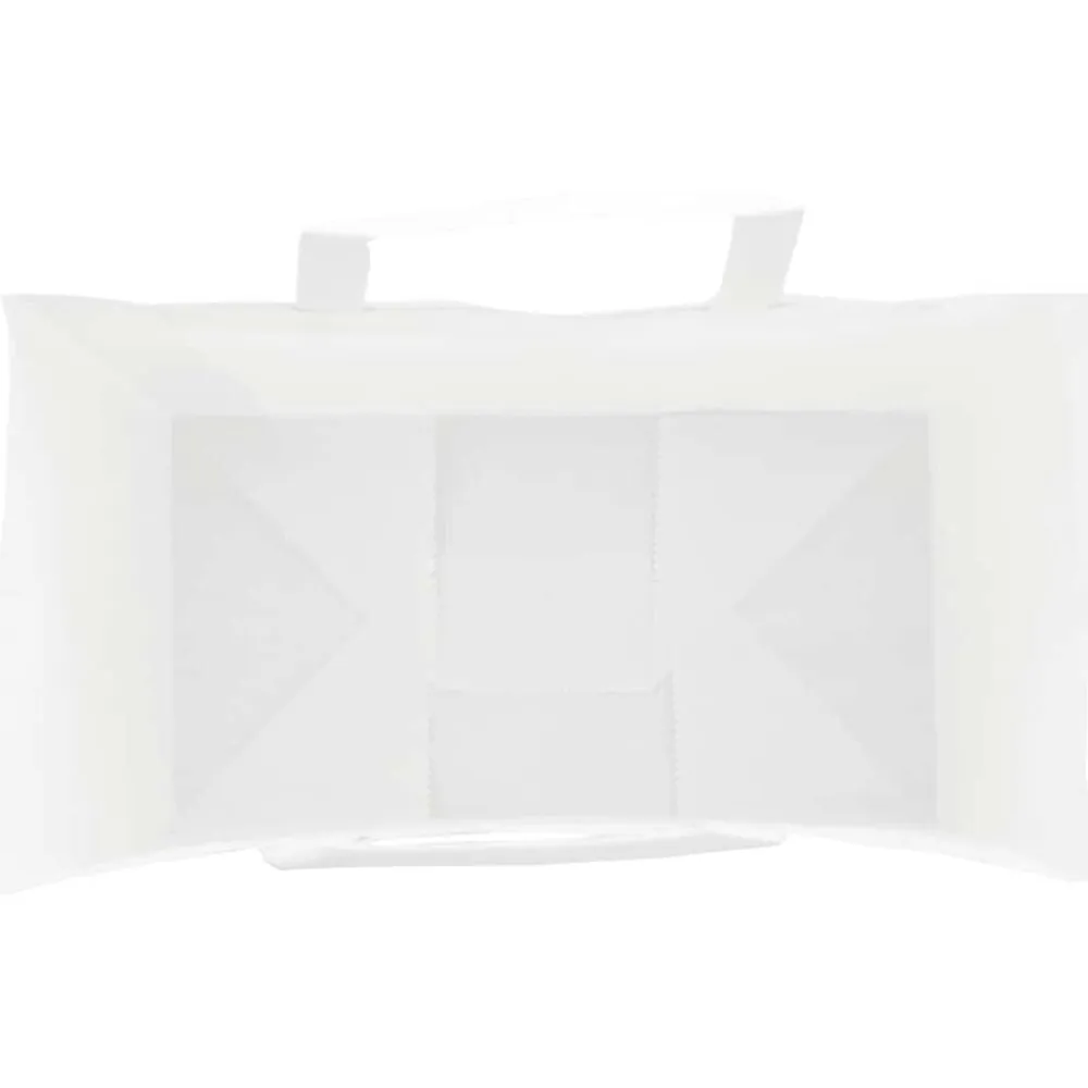 vidaXL Arte Y Ocio-Bolsas de papel con asas 50 uds blanca 15x8x21 cm