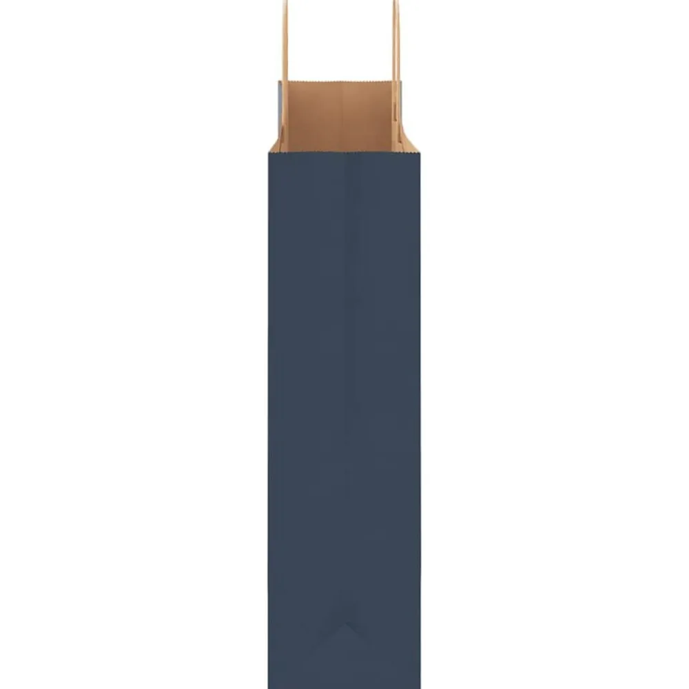 vidaXL Arte Y Ocio-Bolsas de papel con asas 250 uds 32x12x42 cm