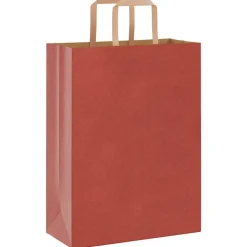 vidaXL Arte Y Ocio-Bolsas de papel con asas 250 uds 26x12x35 cm